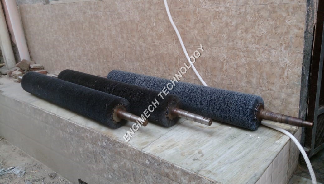 Abrasive Nylon Roller Brush (TYPE3) Shaft Mounted